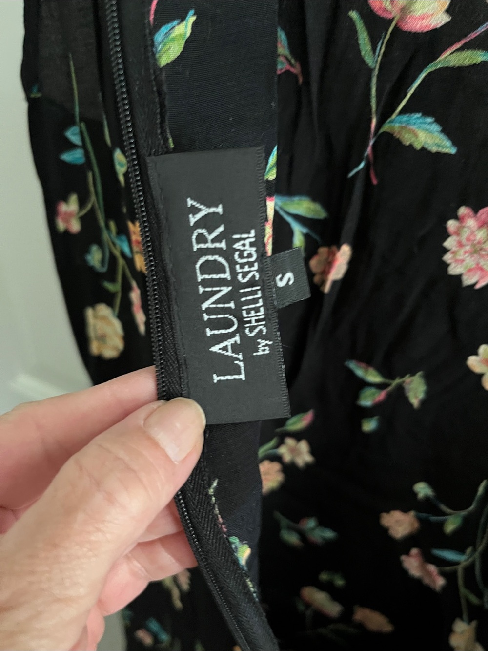 Laundry By Shelli Segal Black Floral Dress - Picture 2 of 4